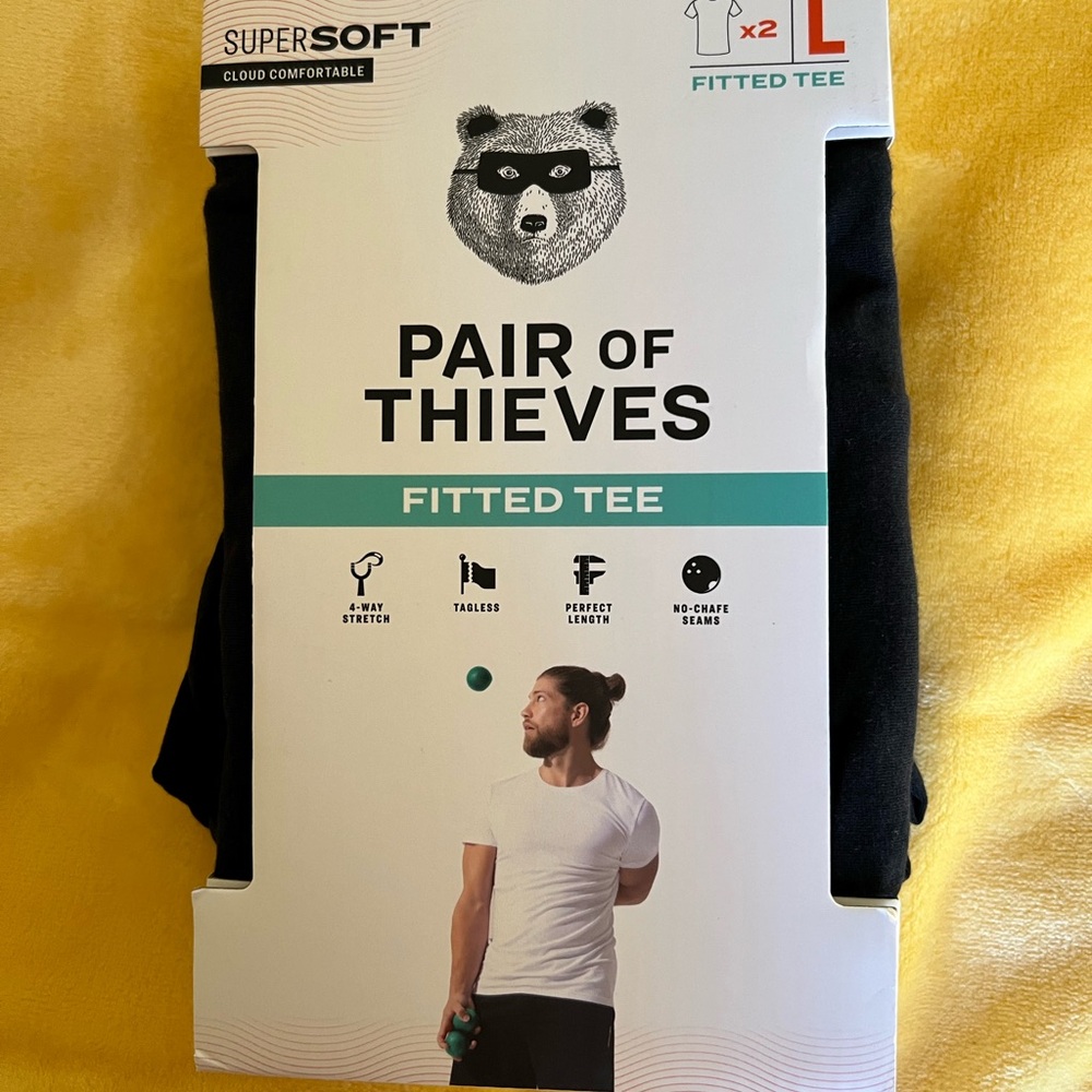 NEW SuperSoft Crew Neck Tee PAIR OF THIEVES
